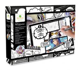 JC23 ARTISSIMO - XXL TABLETTE LUMINEUSE ET MARQUEURS MANGA